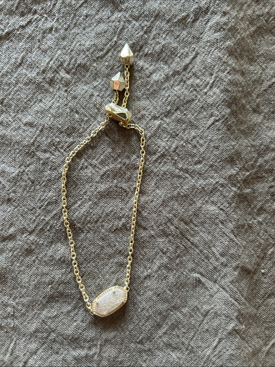 Kendra Scott Jewelry - Kendra Scott Elaina Gold Druzy Adjustable Bracelet